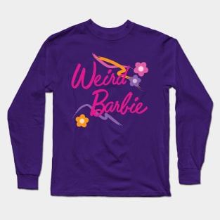 Weird Barbie Floral Long Sleeve T-Shirt